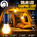 SolarGlow Solar Powered Camping Light & Emergency LED Bulb